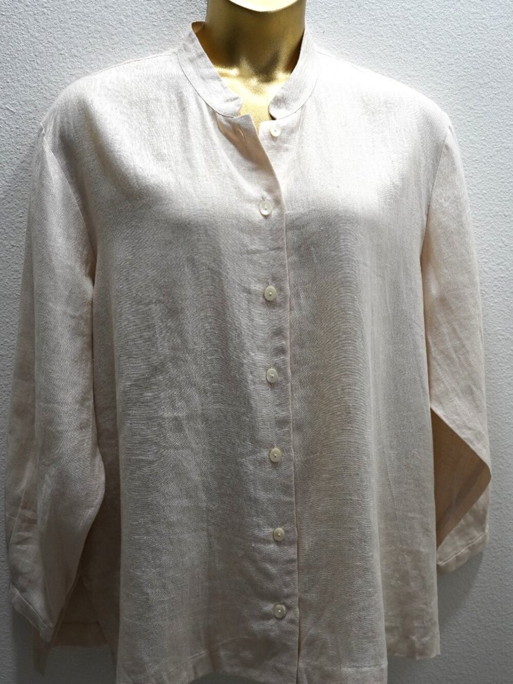 J. Jill Manderin Collar Tunic Linen Blouse size 3X NWT